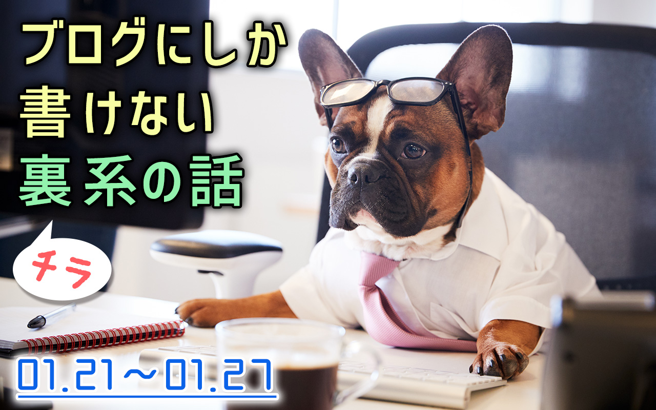 SOMEYAのブログにしか書けない話(1/21〜1/27)
