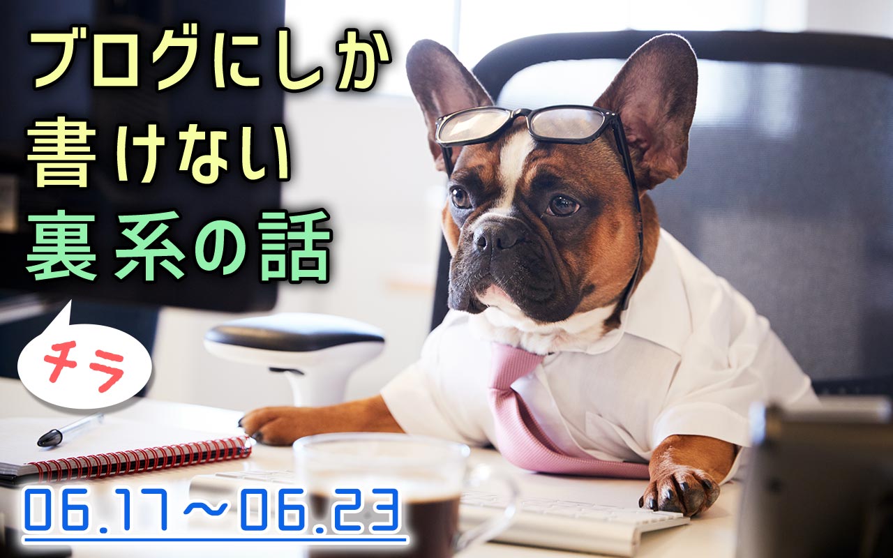 SOMEYAのブログにしか書けない話(6/17〜6/23)